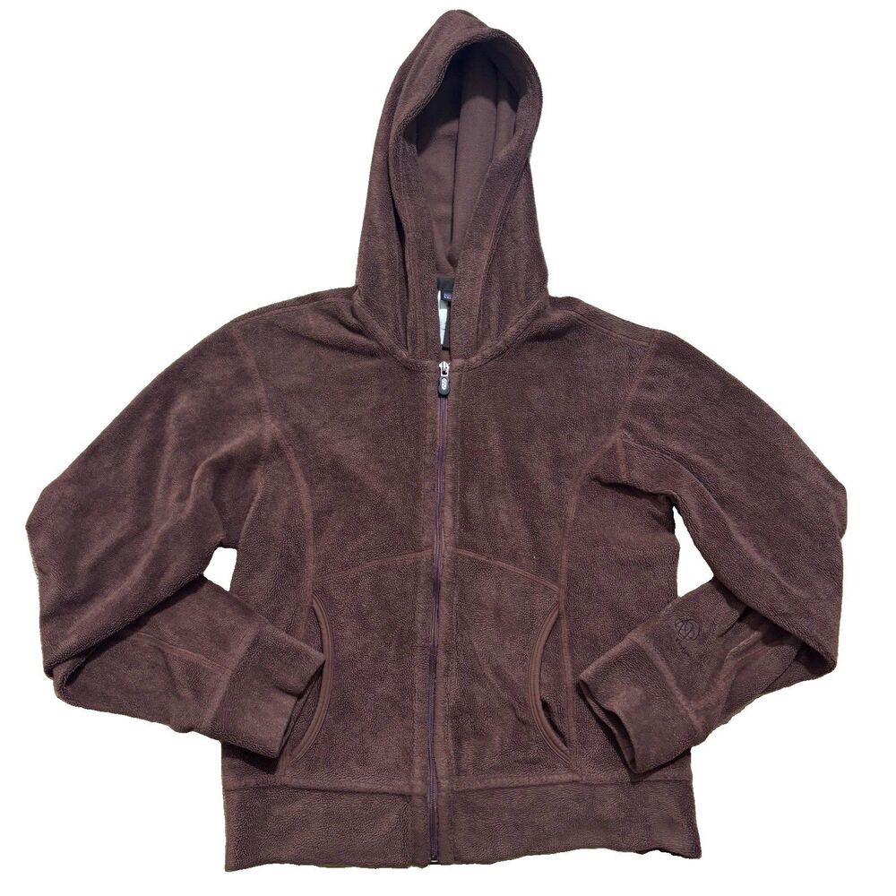 Patagonia Plush Synchilla Fleece Hoodie Women’s XS Brown Full Zip Gorpcore